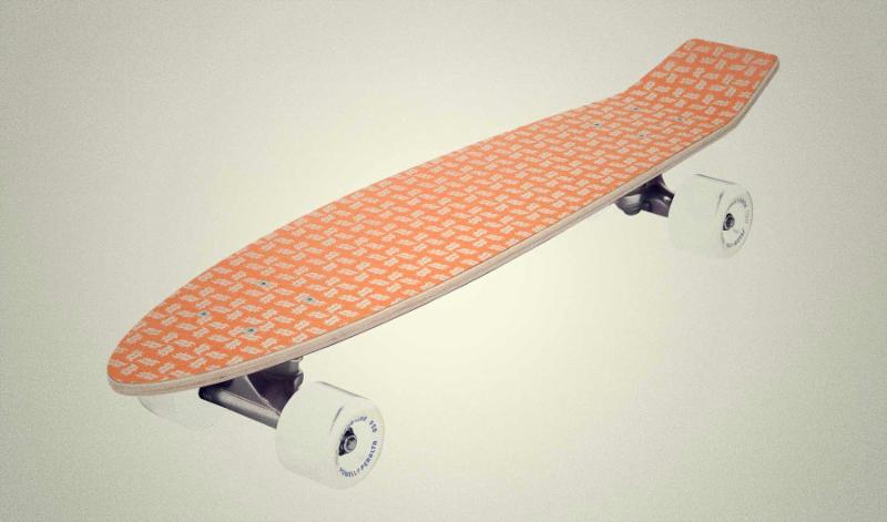 skateboard lovers, Nicolas and Cédric of HERVET-MANUFACTURIER, have created a skateboard line with Daft Punk