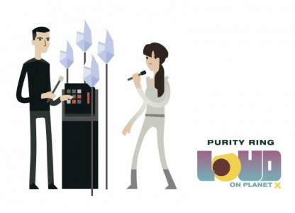 Pop Sandbox announces Purity Ring has been added to The new indie video game 'Loud On Plannet X.'