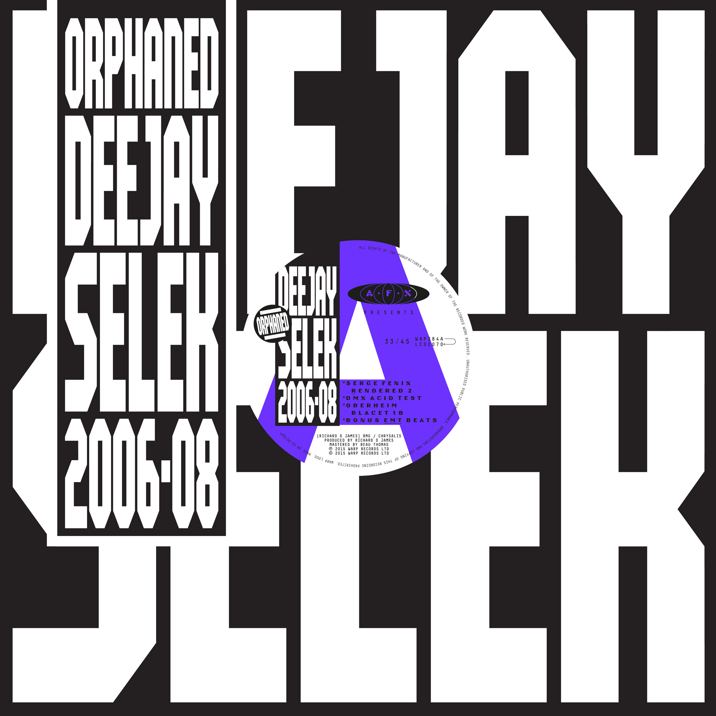 Aphex Twin Shares new AFX Track // 'orphaned deejay selek 2006-2008' EP