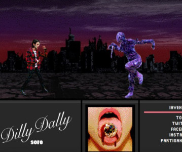 Dilly Dally Stream Sore Album with Video Game
