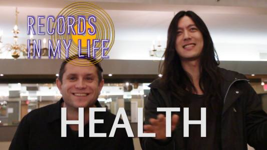 Health guests on 'Records in my Life'. Health talk about their favourite records