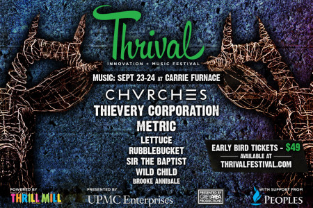 Thrival Festival Announces First Music Lineup, including CHVRCHES, Thievery Corporation, Metric, Lettuce,