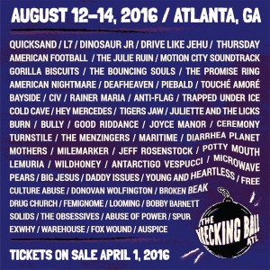 The Wrecking Ball ATL announces Deerhunter and The Joy Formidable