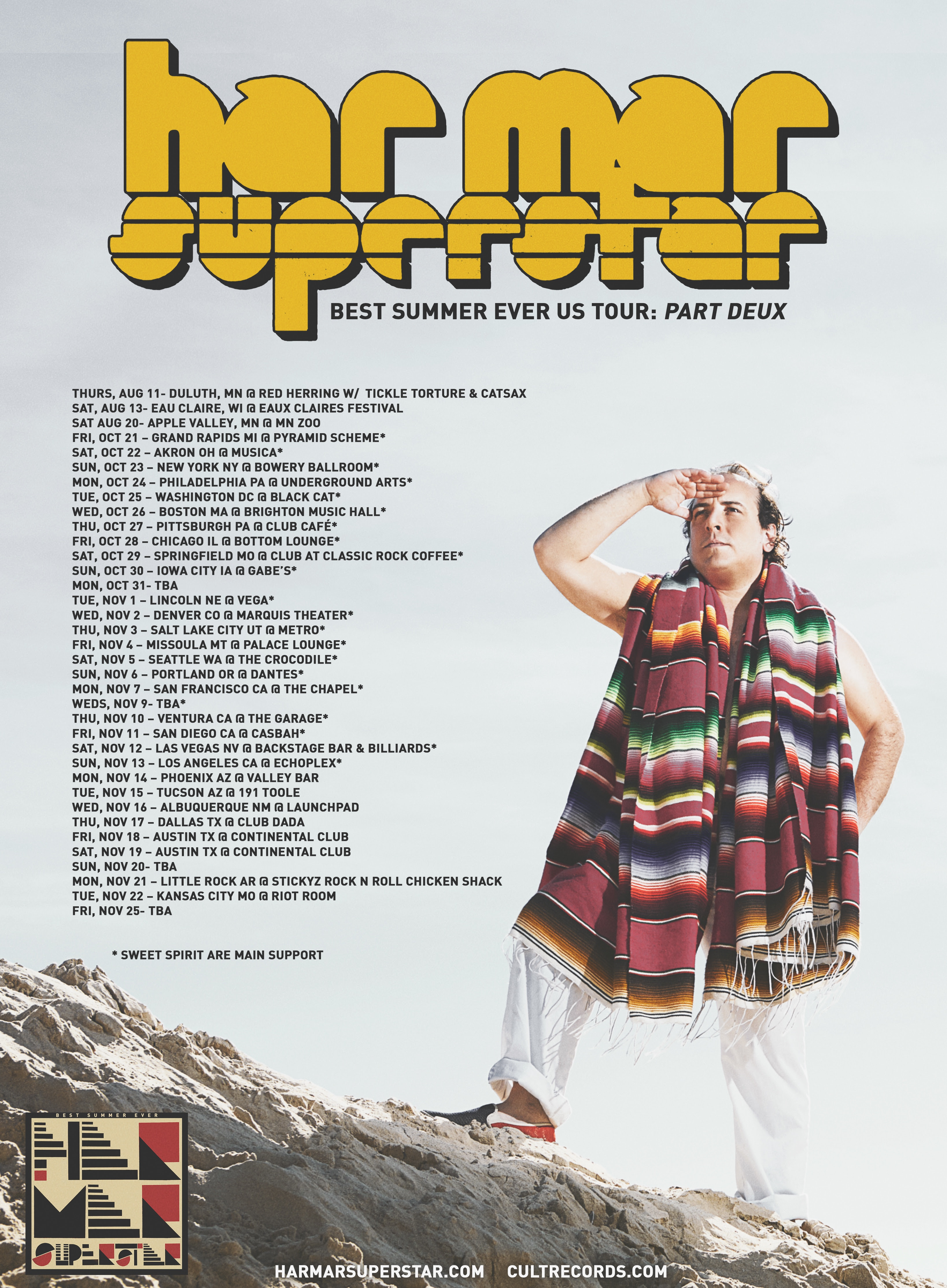 Har Mar Superstar announces 'Best Summer Ever US Tour: Part Deux'