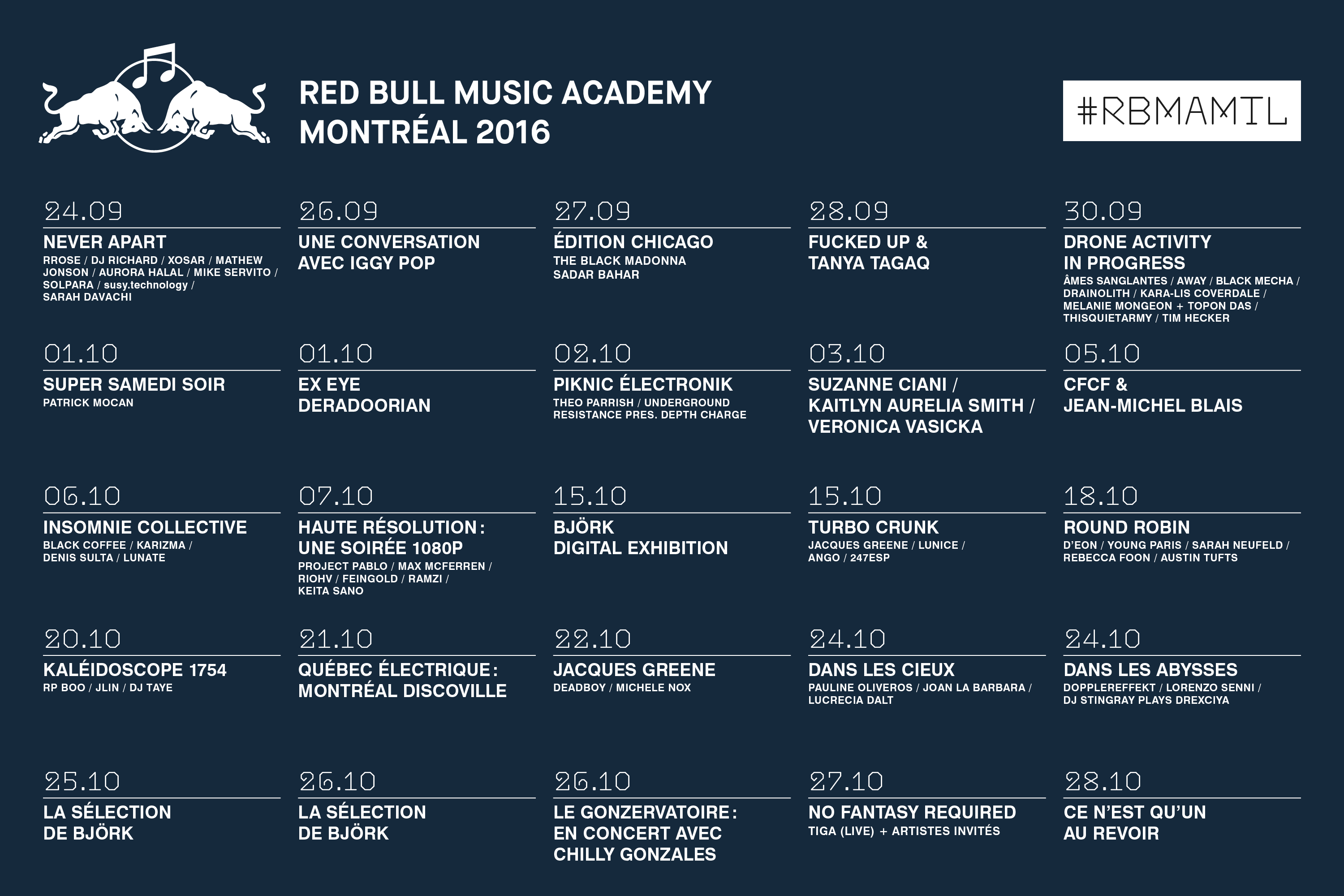 RBMA will touch down in Montreal for the exploration of Canadian and international music culture,