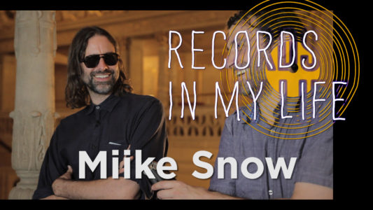 Miike Snow band member Andrew Wyatt, guests on 'Records In My Life