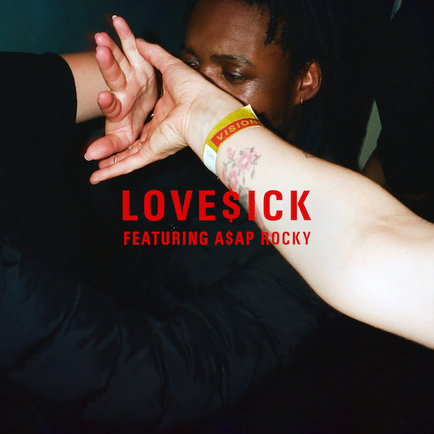 Mura Masa premieres video for "Love$ick", featuring A$AP Rocky.