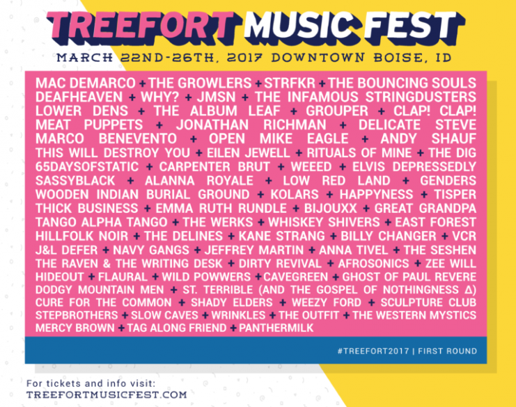 Treefort Music Fest announces first wave of artists for 2017, including Mac DeMarco, STRFKR, The Growlers