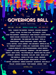 Governors Ball Music Festival announces 2017 lineup