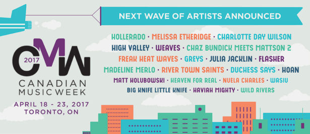 Canadian Music Week announces next wave of artists