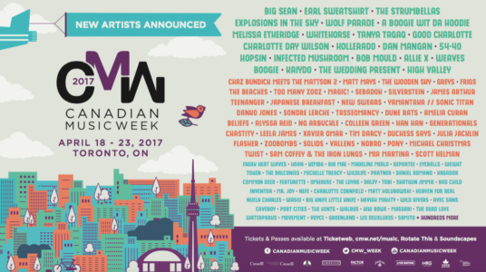 Canadian Music Week announces more artists