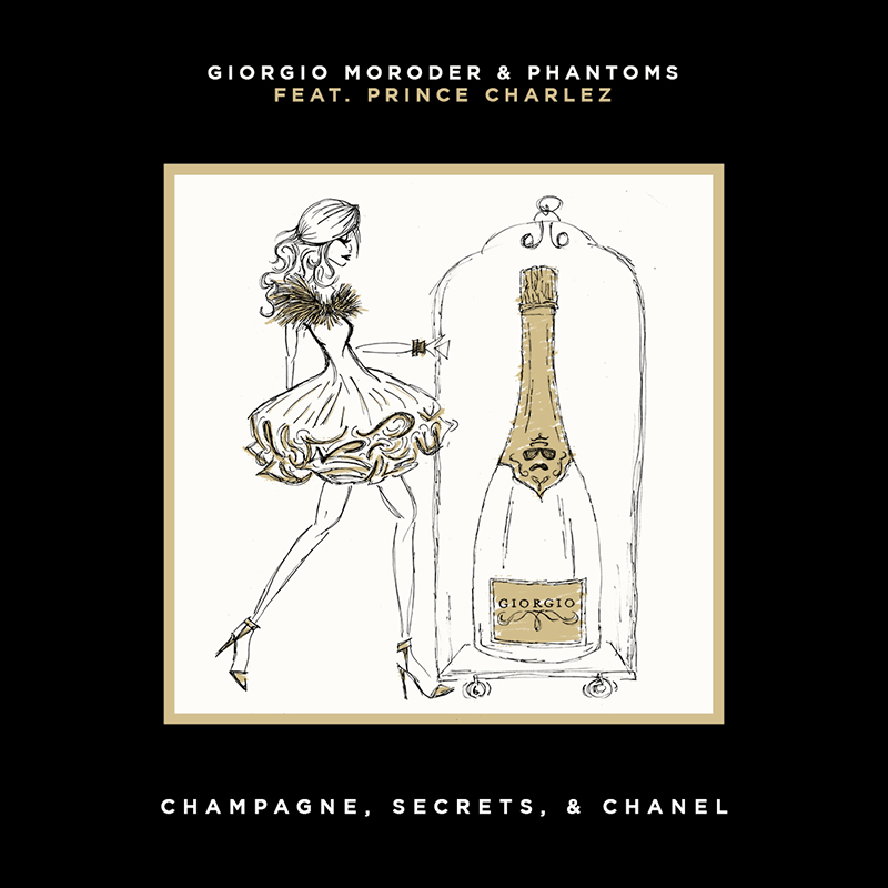 Giorgio Moroder and Phantoms team up for new track, "Champagne, Secrets, & Chanel"