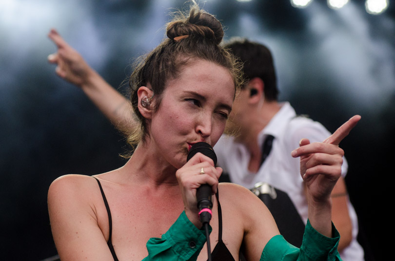 July Talk is seen here performing at the RBC Bluesfest in Ottawa on Tuesday, July 11, 2017. The RBC Bluesfest is ranked by Billboard as one of the most successful music events in North America. 
~ RBC Bluesfest Press Images PHOTO/Danyca MacDonald