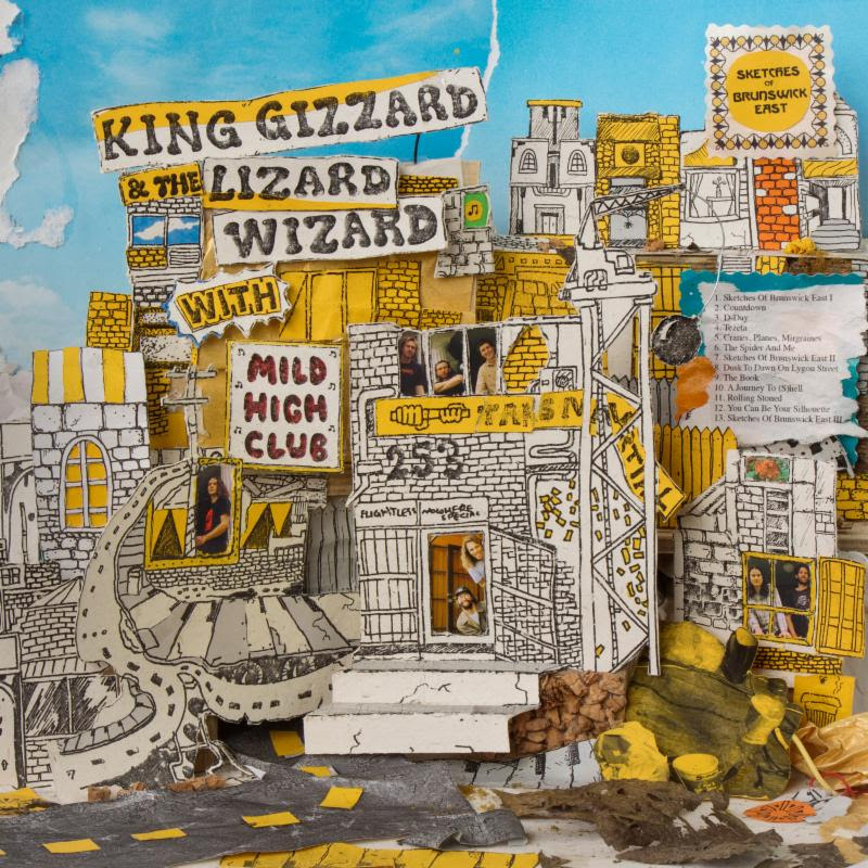 King Gizzard and the Lizard Wizard have released Sketches Of Brunswick East today, their third album of 2017, the LP is a collaboration with Mild High Club.