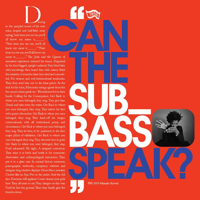 Algiers have released “Can the Sub_Bass Speak?