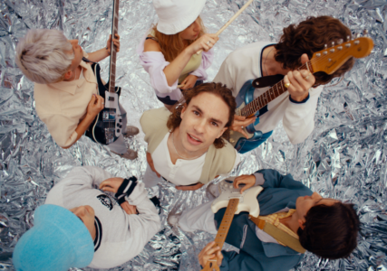 Sports Team, have shared a new video for "Fishing," directed by Kris Rimmer, captures the six-piece performing the track in a surreal studio setting
