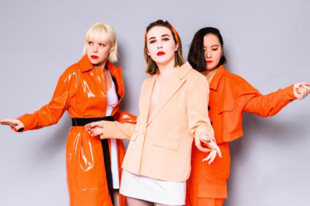 “Ghosting” by Pins is Northern Transmissions Song of the Day. The track is oof the UK post-punk trio's current release Hot Slick