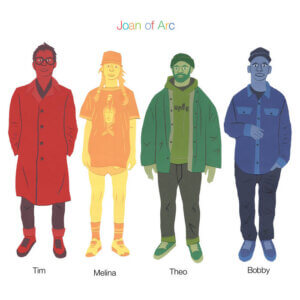 'Tim Melina Theo Bobby' by Joan Of Arc album review by Gregory Adams. The full-length comes out on December 4, via Joyful Noise Recordings