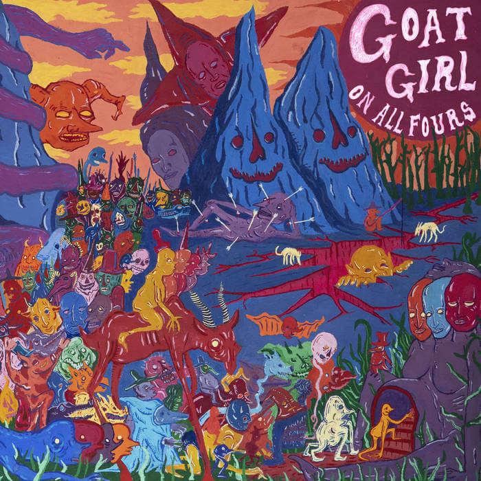 On All Fours by Goat Girl album review by Adam Fink for Northern Transmissions