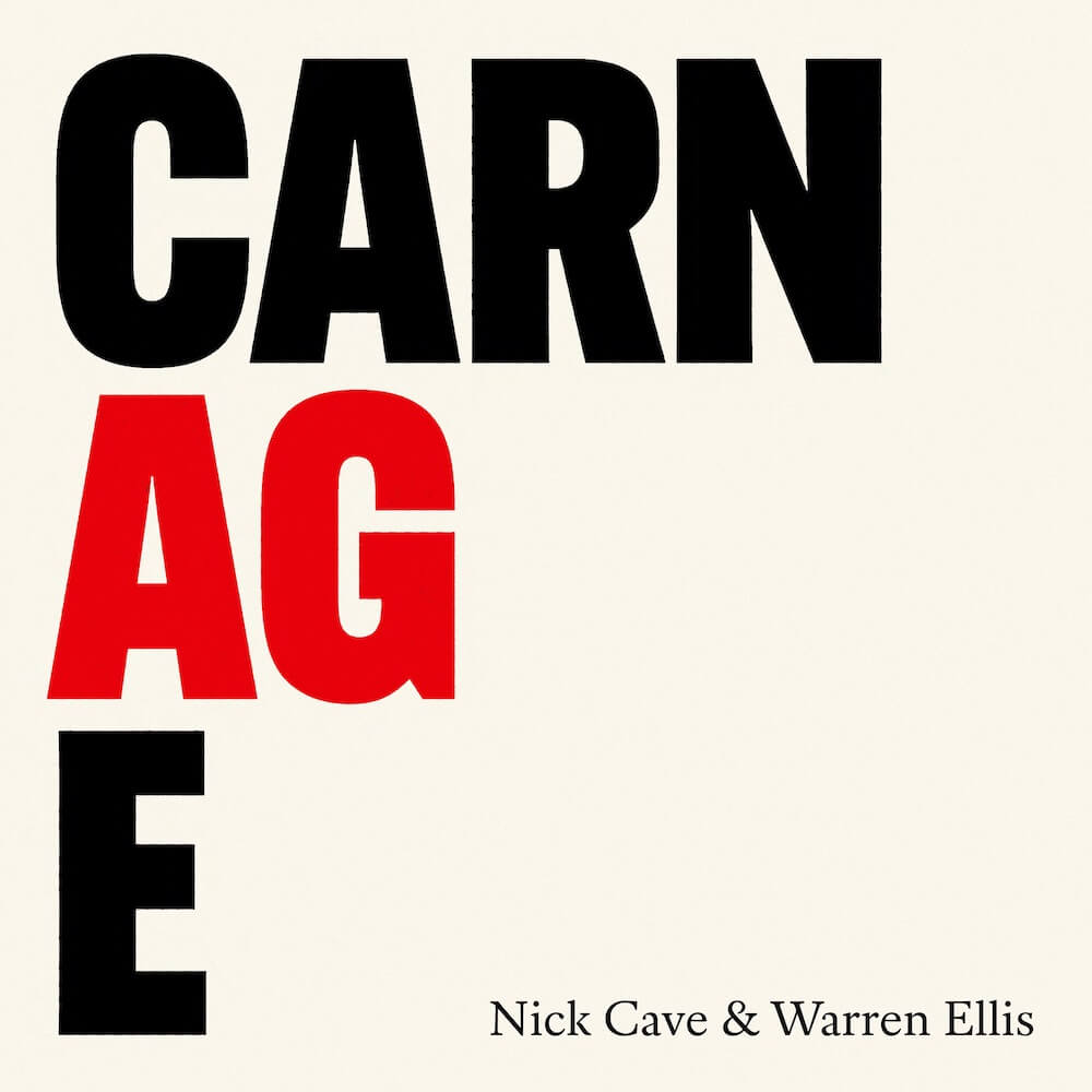 Carnage by Nick Cave & Warren Ellis album review by Katie Tymchenko for northern transmissions
