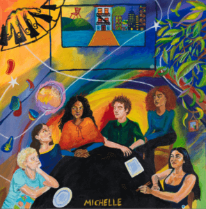 Michelle, have announced their new album AFTER DINNER WE TALK DREAMS, will drop on January 28th, 2022 via Canvasback Music and Transgressive