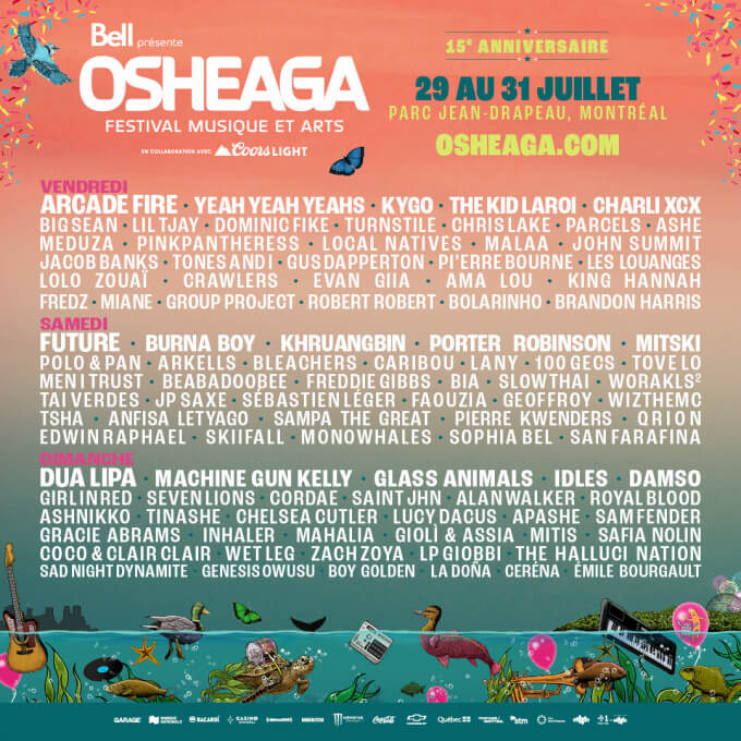 Osheaga 2022 festival is set to take place at Parc Jean-Drapeau, Montreal later this month from July 29th to the 31st
