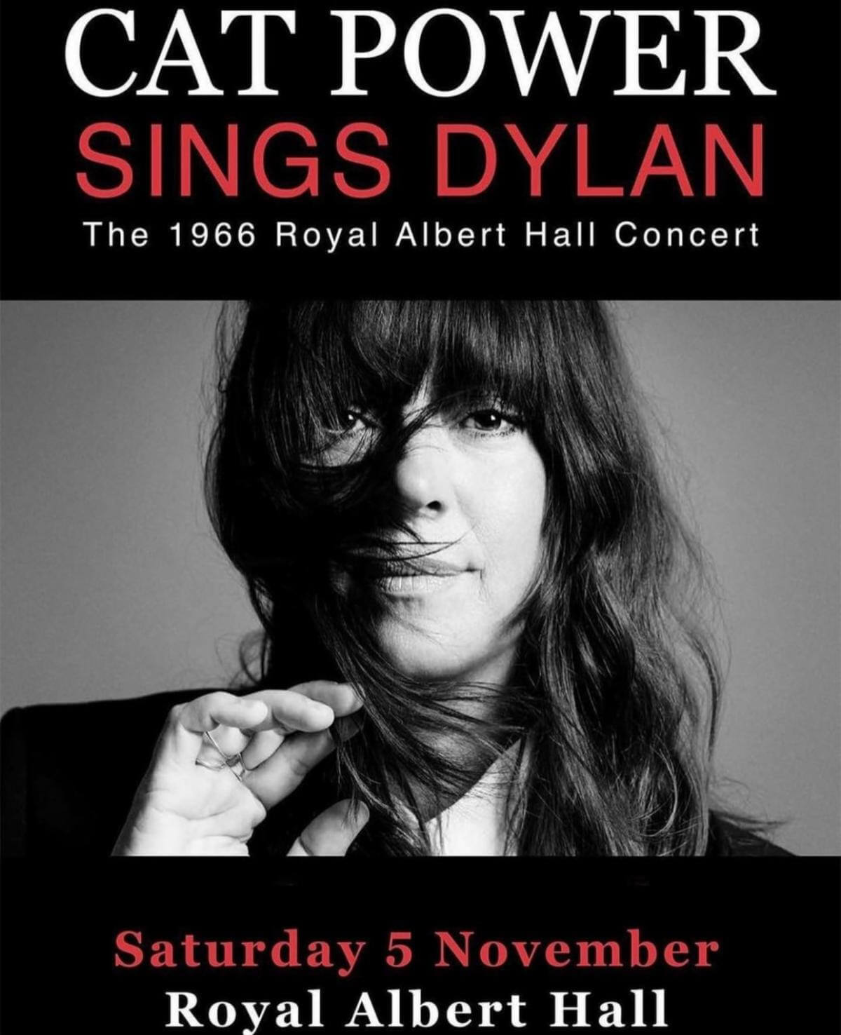 Cat Power Announces Dylan Royal Albert Hall Show, On November 5th Marshall will plays a set recreating Bob Dylan’s legendary 1966 show