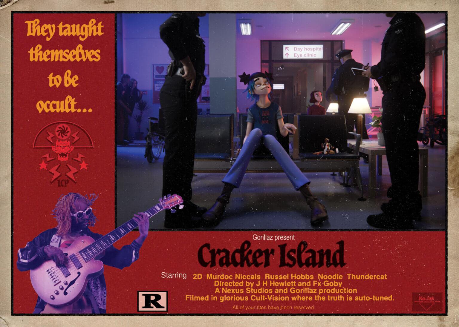 Gorillaz have teamed up up with Nexus Studios to create a new psychedelic video for their "Cracker Island" ft. Thundercat