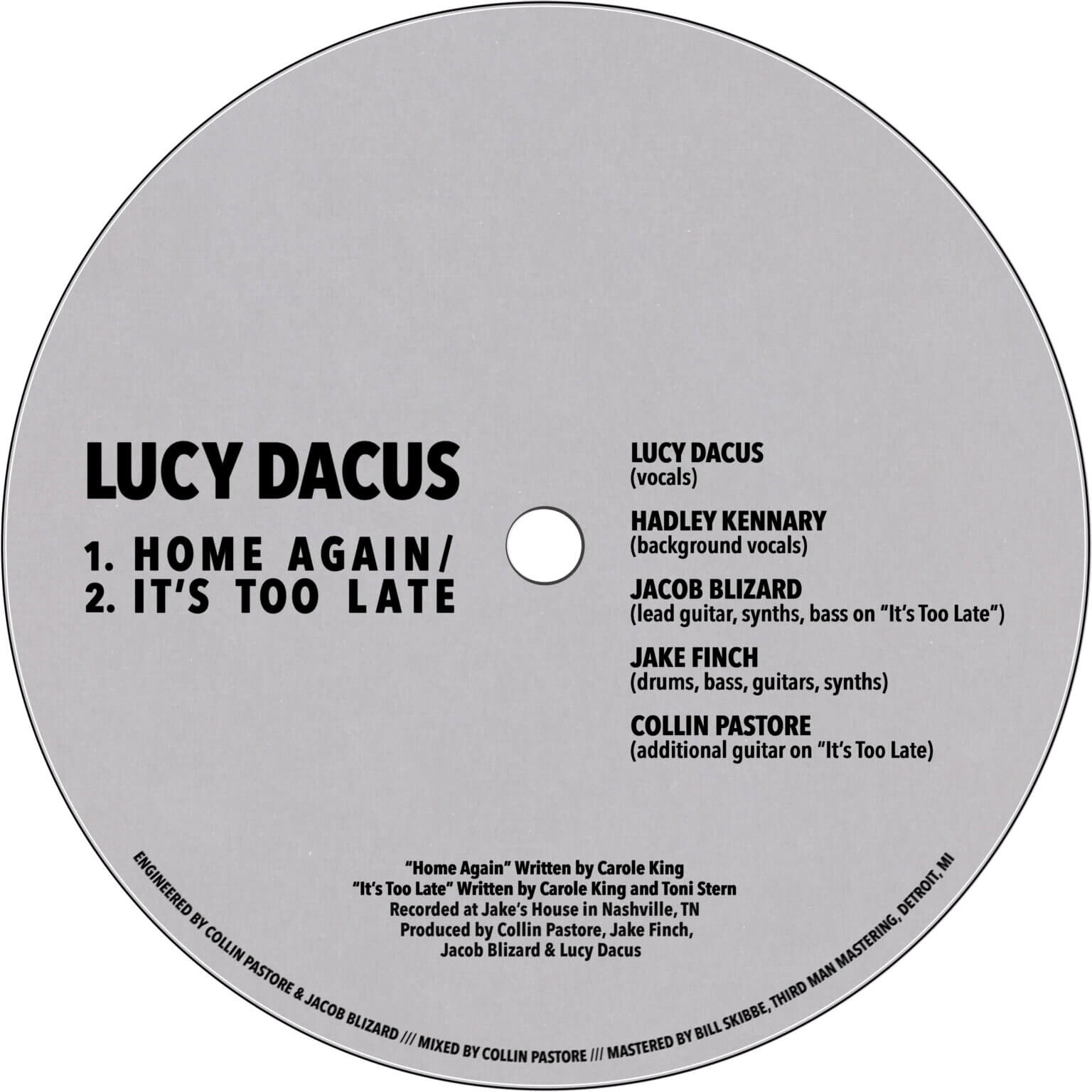 Lucy Dacus covers Carole King's "Home Again"