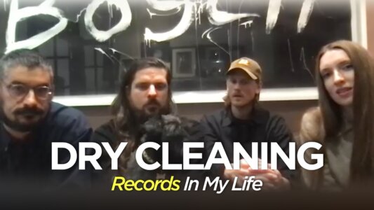 Watch Dry Cleaning on Records In My Life. The UK band talked about their new record Stumpwork, and favourites by The Strokes, Deftones