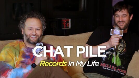 Those fine lads from Oaklahoma City, Stin and Raygun from Chat Pile dropped by Records In My Life