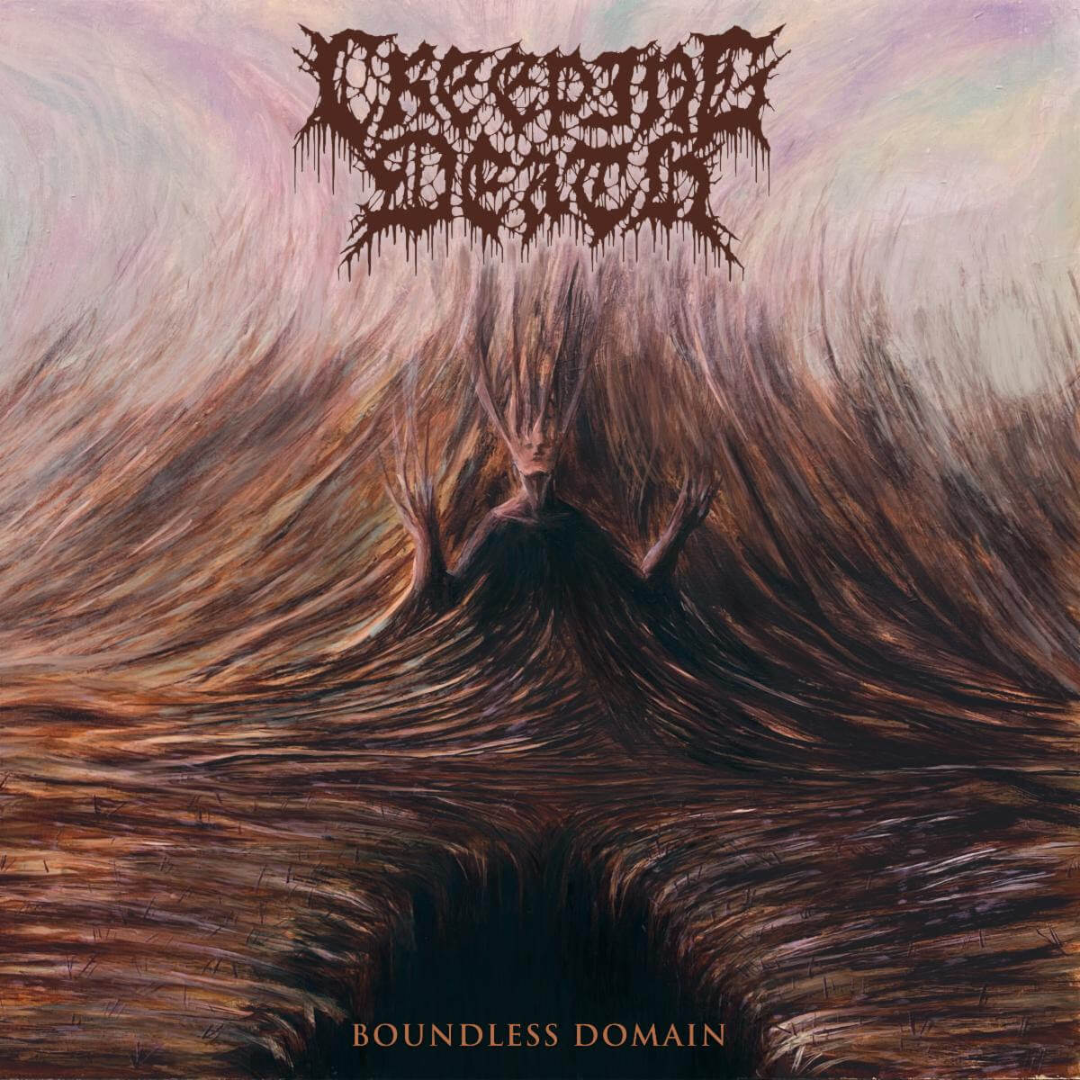 Boundless Domain by Creeping Death album review. The Texas band's full-length drops on June 16th vi MNRK Heavy and DSPs