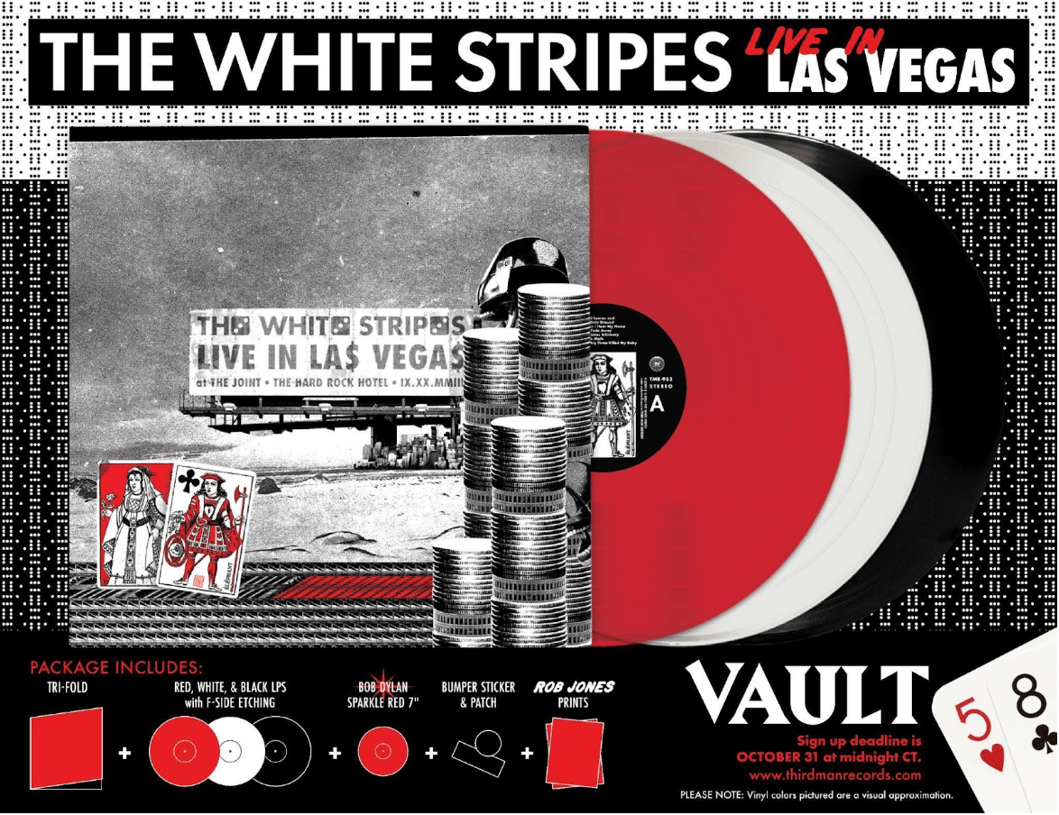 Third Man Records announces Vault Package #58: 'The White Stripes - Live in Las Vegas'