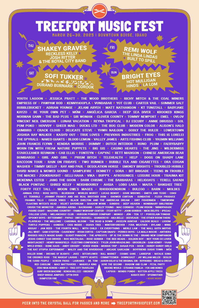 Treefort Music Fest 2025 announce 2nd wave Northern Transmissions