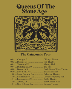 Queens Of The Stone Age announce 2025 Fall North American Tour Dates, including Toronto, New York City, Chicago, Los Angeles and more