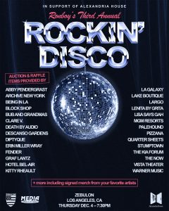 Ronboy announces Third Annual Rockin' Disco, talking place at Zebulon in Los Angeles on December 4th, 2025 tickets are now available