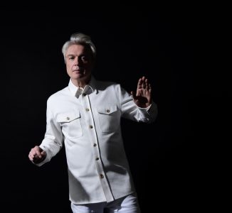 David Byrne and Brian Eno collaborate on “T Shirt." The duo' track is now available via Matador Records and streaming services