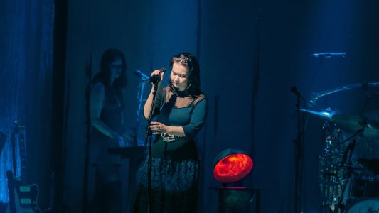 Live Review: Mitski at Hollywood High School with special guest Haley Heynderickx . Words and photography by David Saxum