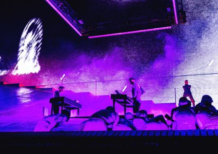 The creative fulfillment of working on Challengers and TRON scores with Boys Noize led me to think of including him in the Peel It Back tour
