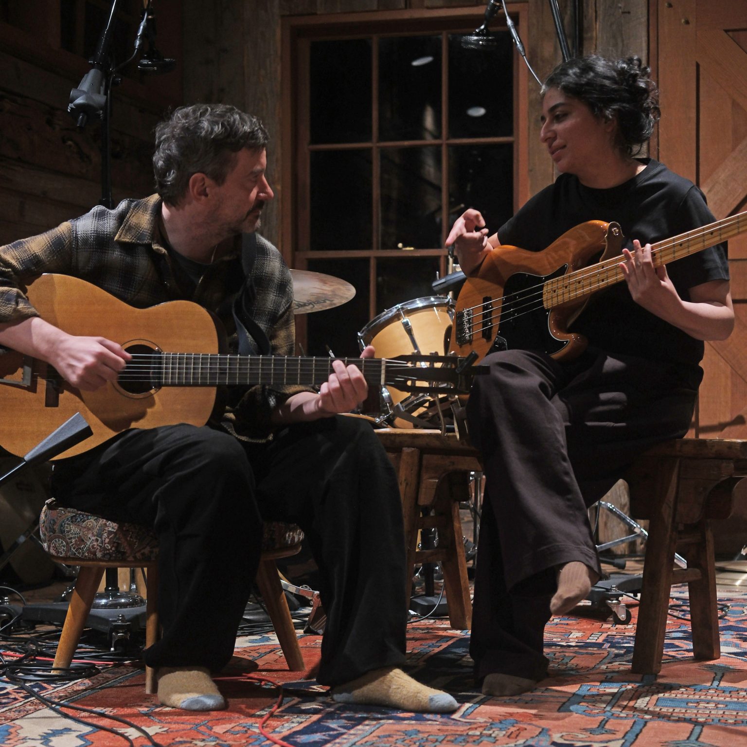 Bonobo, has dropped two tracks from his forthcoming album Distance in Static “Fire on the Water” featuring Arooj Aftab