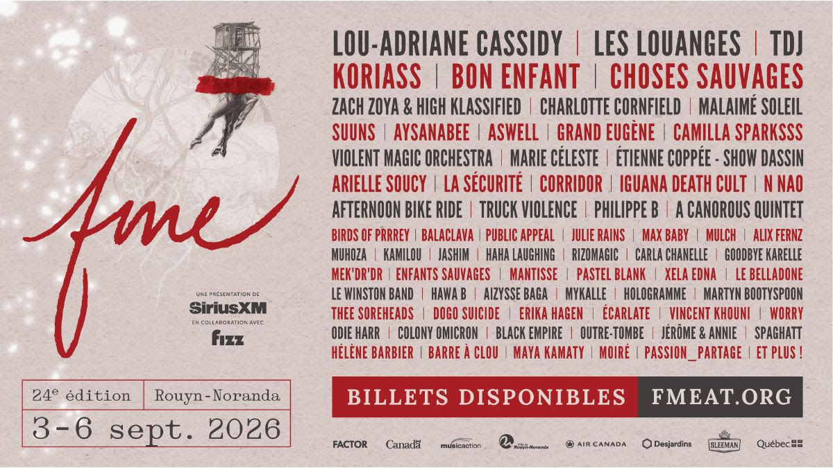 FME announces Lineup for 2026 edition, artists taking part: Corridor, La Sécurité, Charlotte Cornfield, N Nao, Iguana Death Cult and more